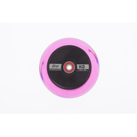 H2O Trans Pink H20 PU Black Core 110 x 24mm (Pair) Wheels