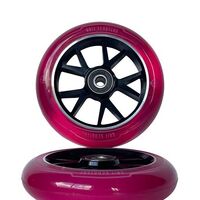 Grit 110mm Black/Trans Pink (pair) Wheels
