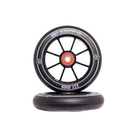 Grit spoked 110mm wheel Black/Black (pair)
