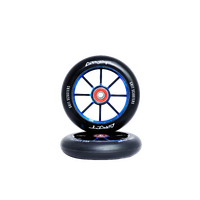 Grit 6 Spoke 110mm Blue/Black wheels